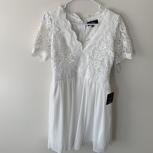 White dress perfect for any occasion!
